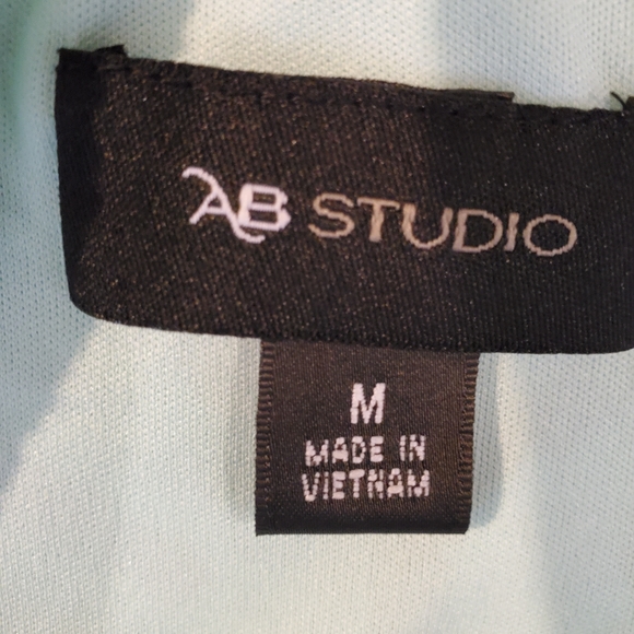 AB Studio Light Blue Lace Dress - Picture 6 of 12